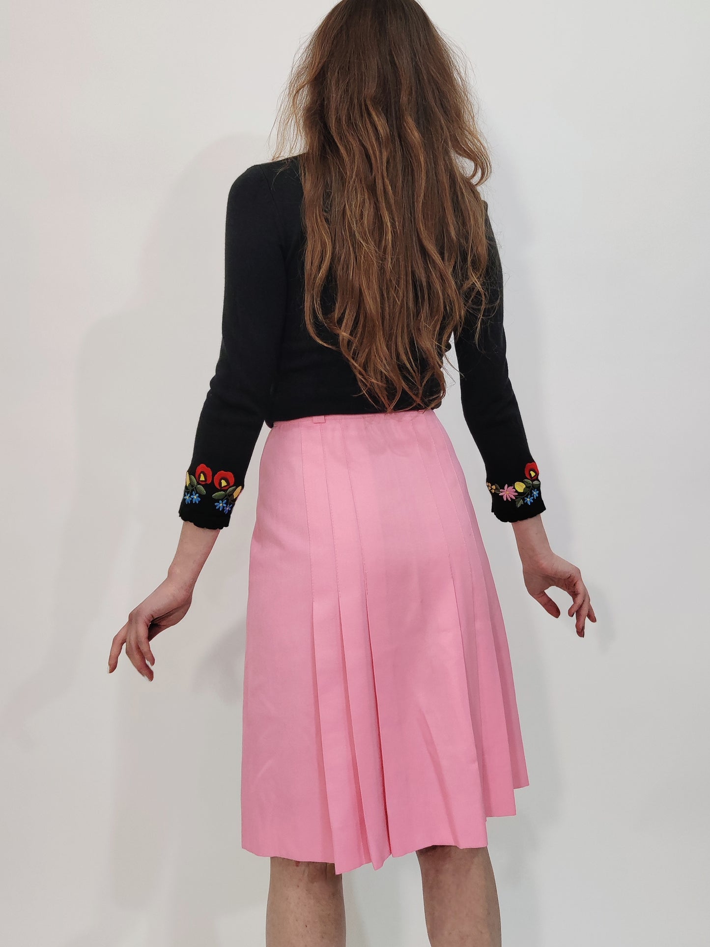 '70s Diolen Pleated Skirt