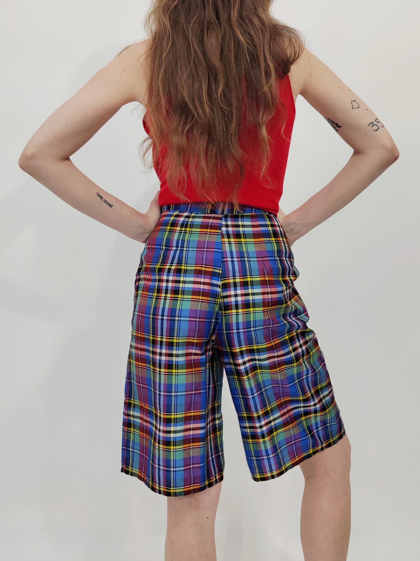 La Perla Mare Vintage Tartan Shorts