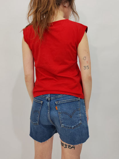 '80s Embroidered Top