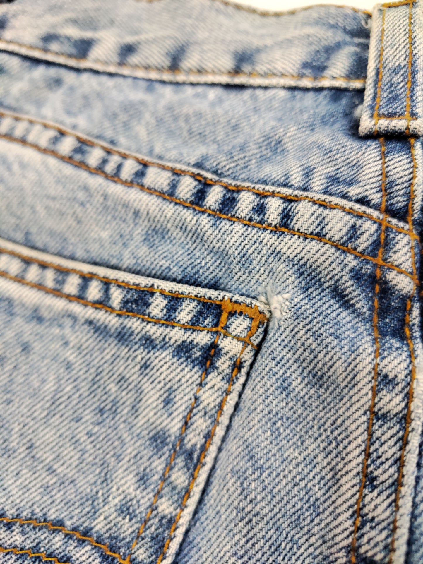 Levi's Orange Tab Denim Skirt