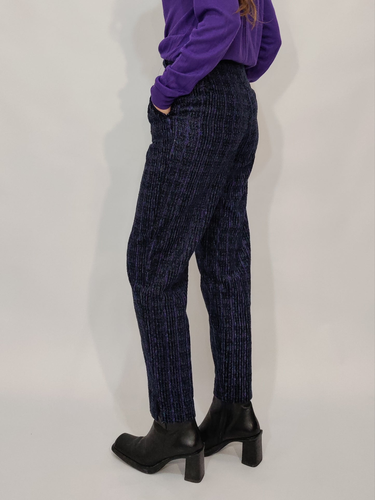 '80s West Germany Purple Velour Pants