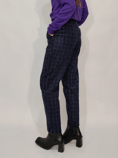 '80s West Germany Purple Velour Pants