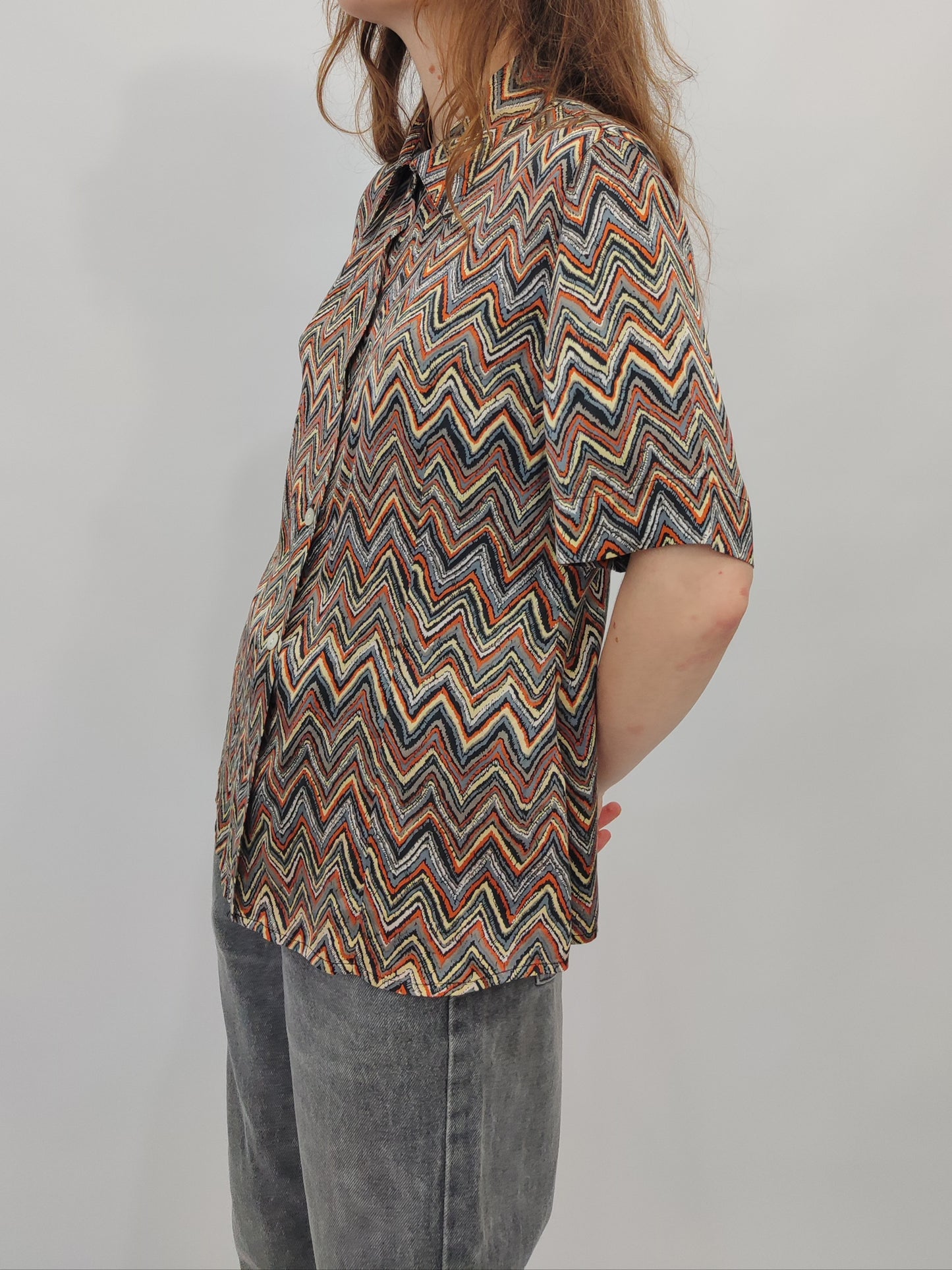 100% Pure Silk Vintage Shirt