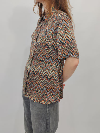 100% Pure Silk Vintage Shirt