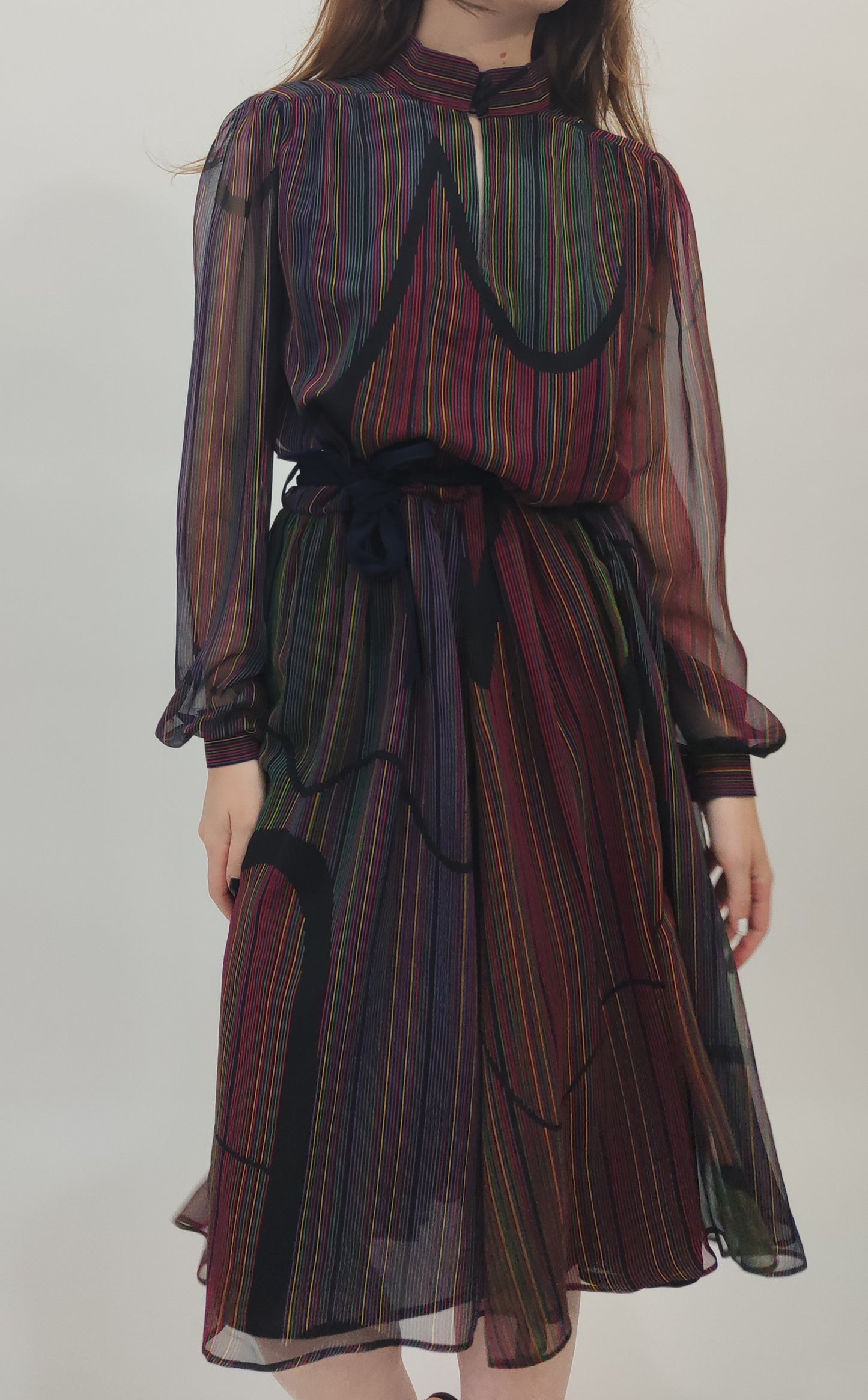 Sora Late '70s Vintage Dress - M/L