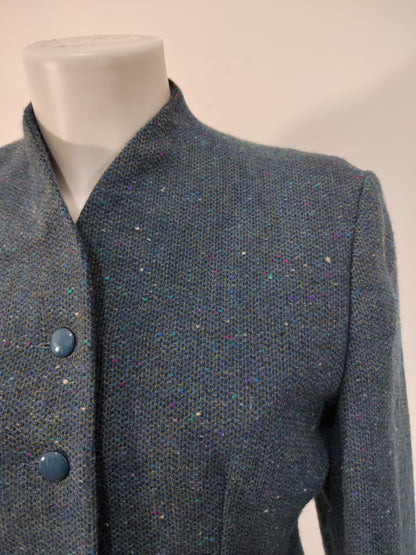 Blue Flecked Tweed Blazer
