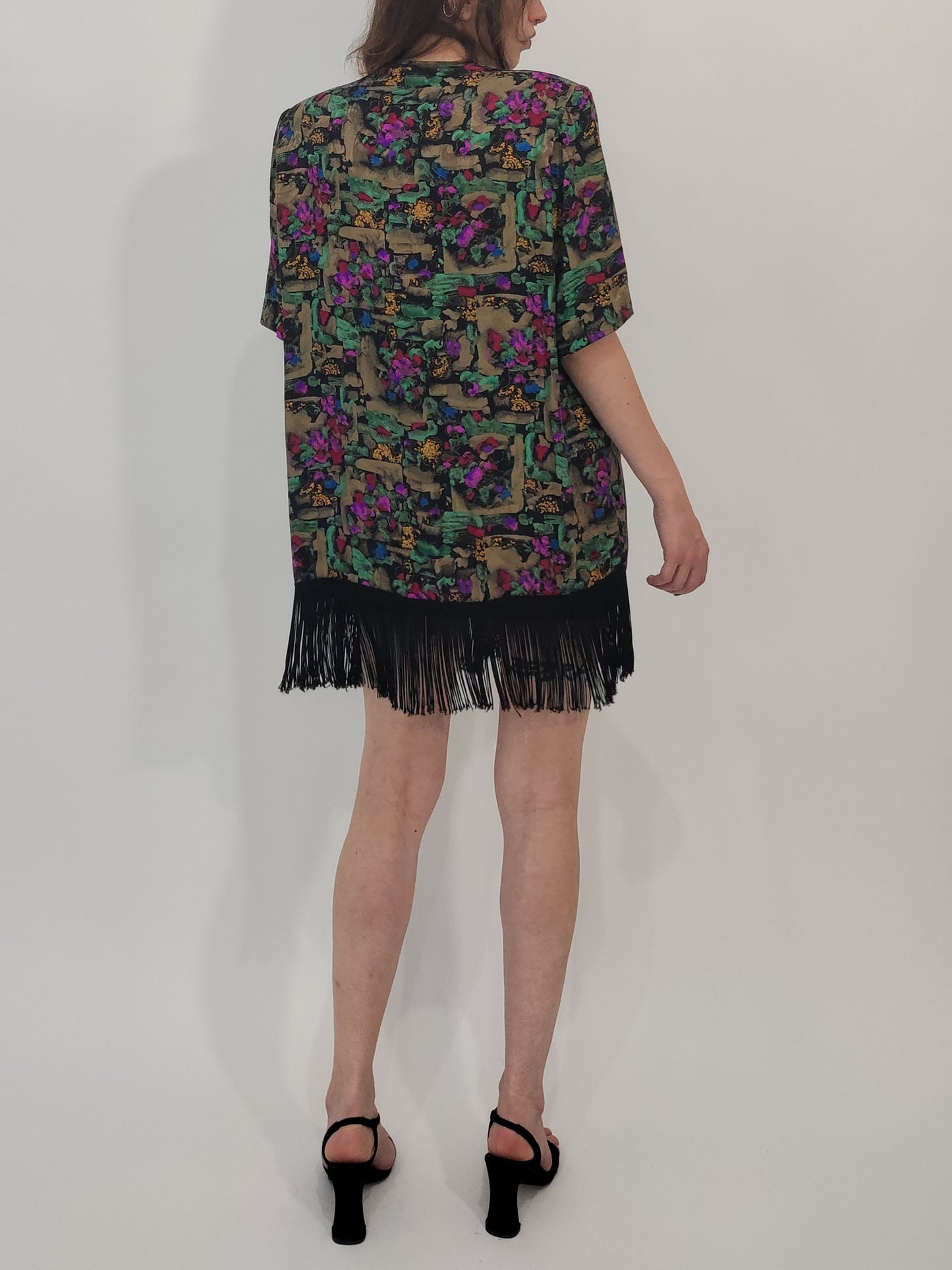 '80s Fringed Blouse