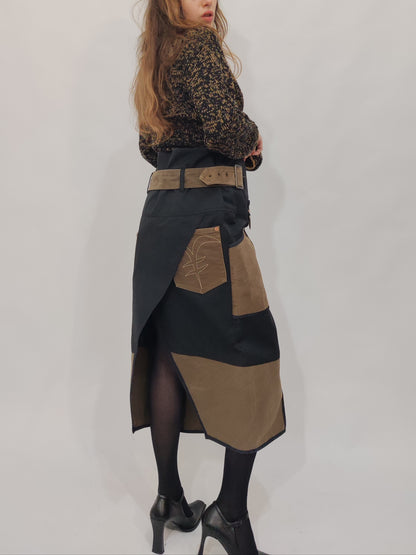 Michiko Koshino-Yen Jeans Skirt