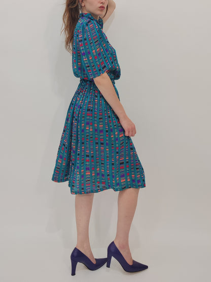 Norman Hartnell Early '80s Dress - M