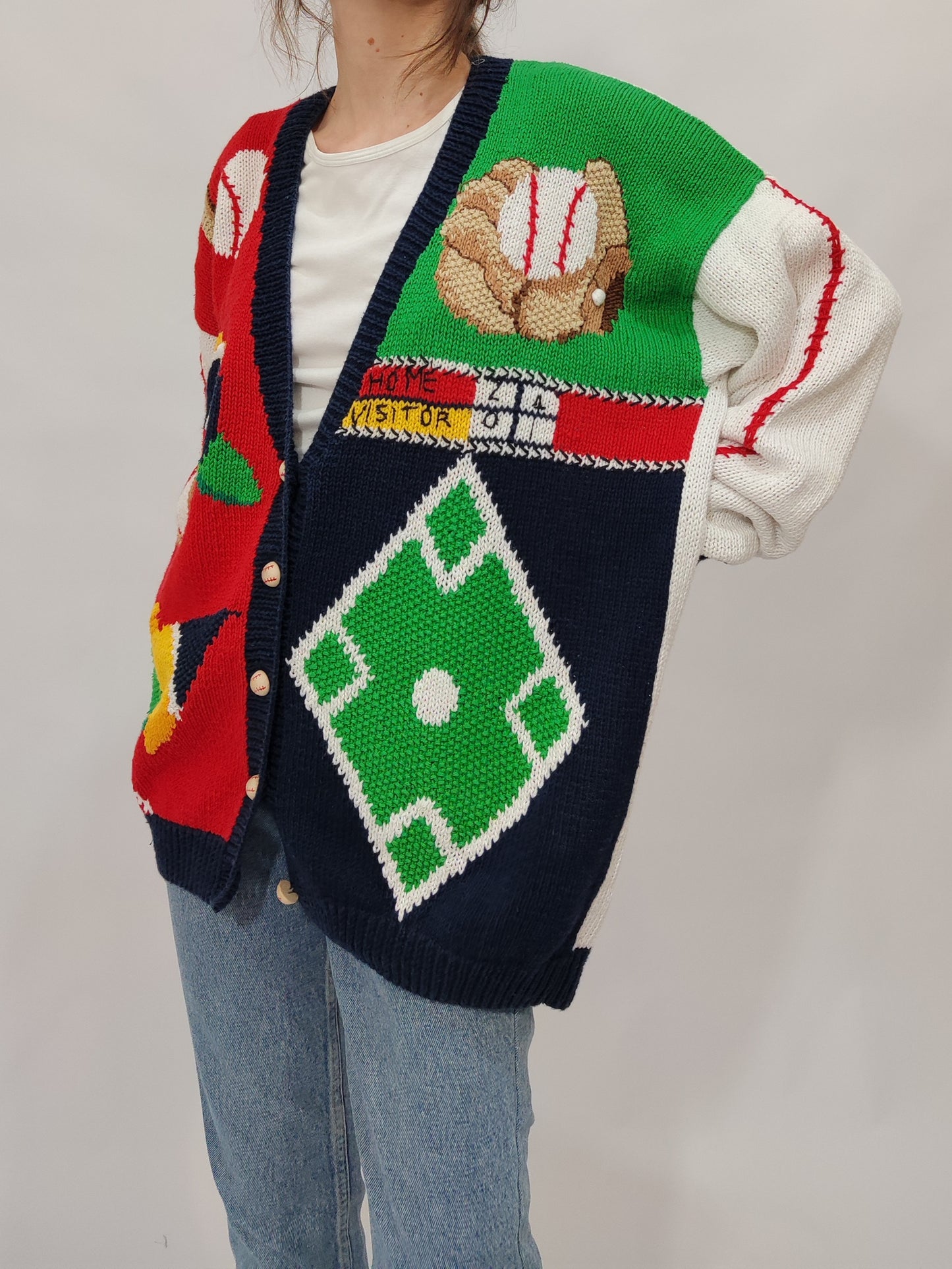 M. Christina '80s Handmade Cardigan