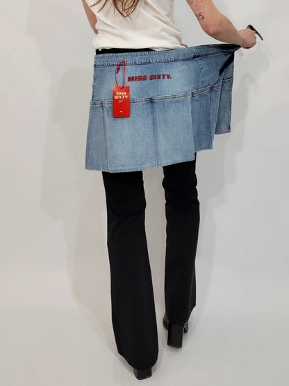 Miss Sixty Denim Apron Skirt - Deadstock