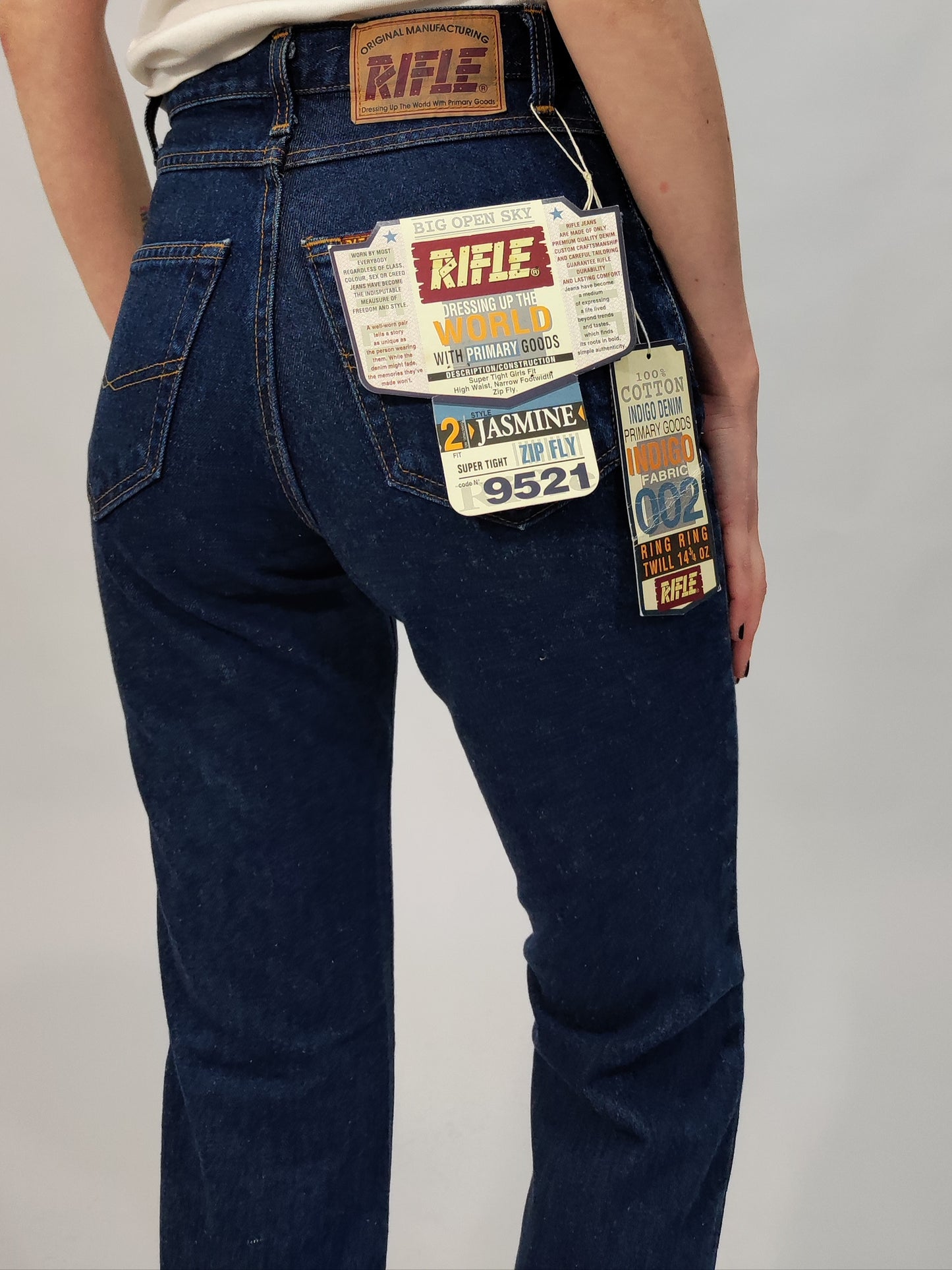 Rifle Jasmine Deadstock Jeans - Dark Wash - Size 27-32