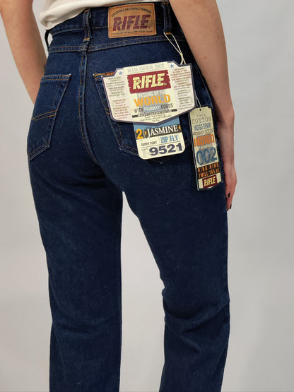 Rifle Jasmine Deadstock Jeans - Dark Wash - Size 27-32