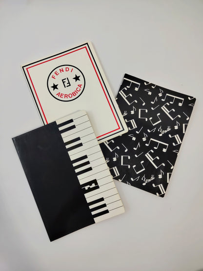 Fendi 3 Pack A5 Notebook - Small Defects