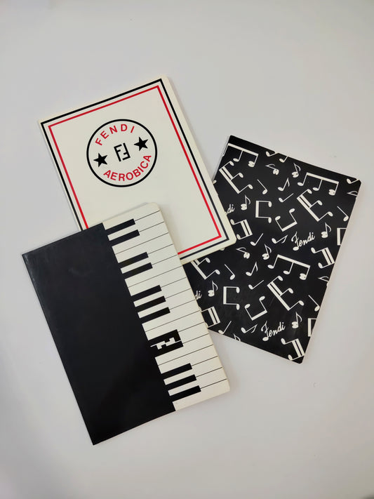 Fendi 3 Pack A5 Notebook - Small Defects