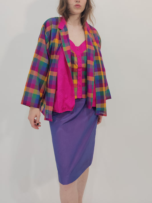 Vintage Deadstock Checkered Co-Ord