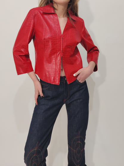 '90s Lightweight Leather Jacket