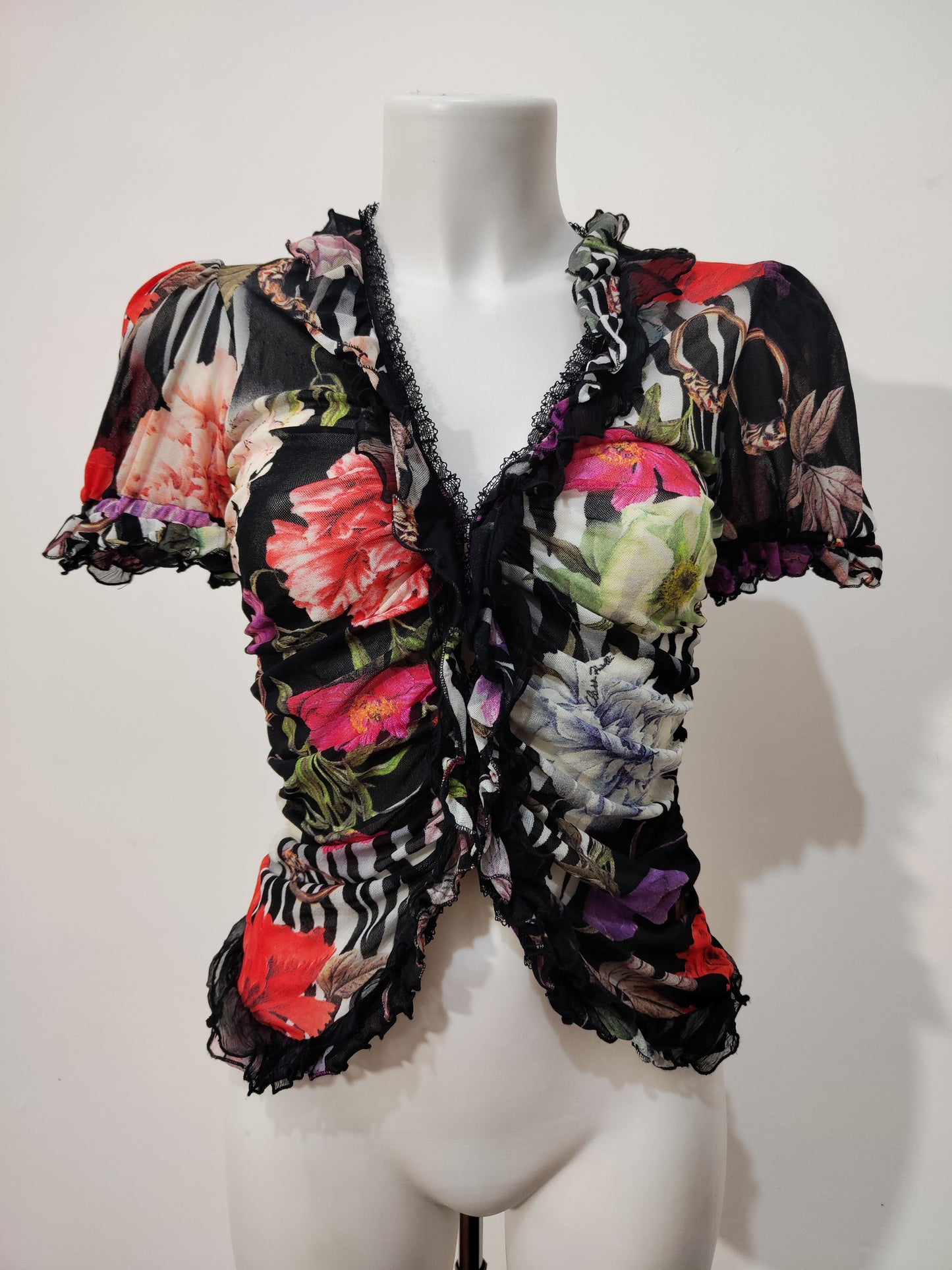 Roberto Cavalli Vintage Mesh Top