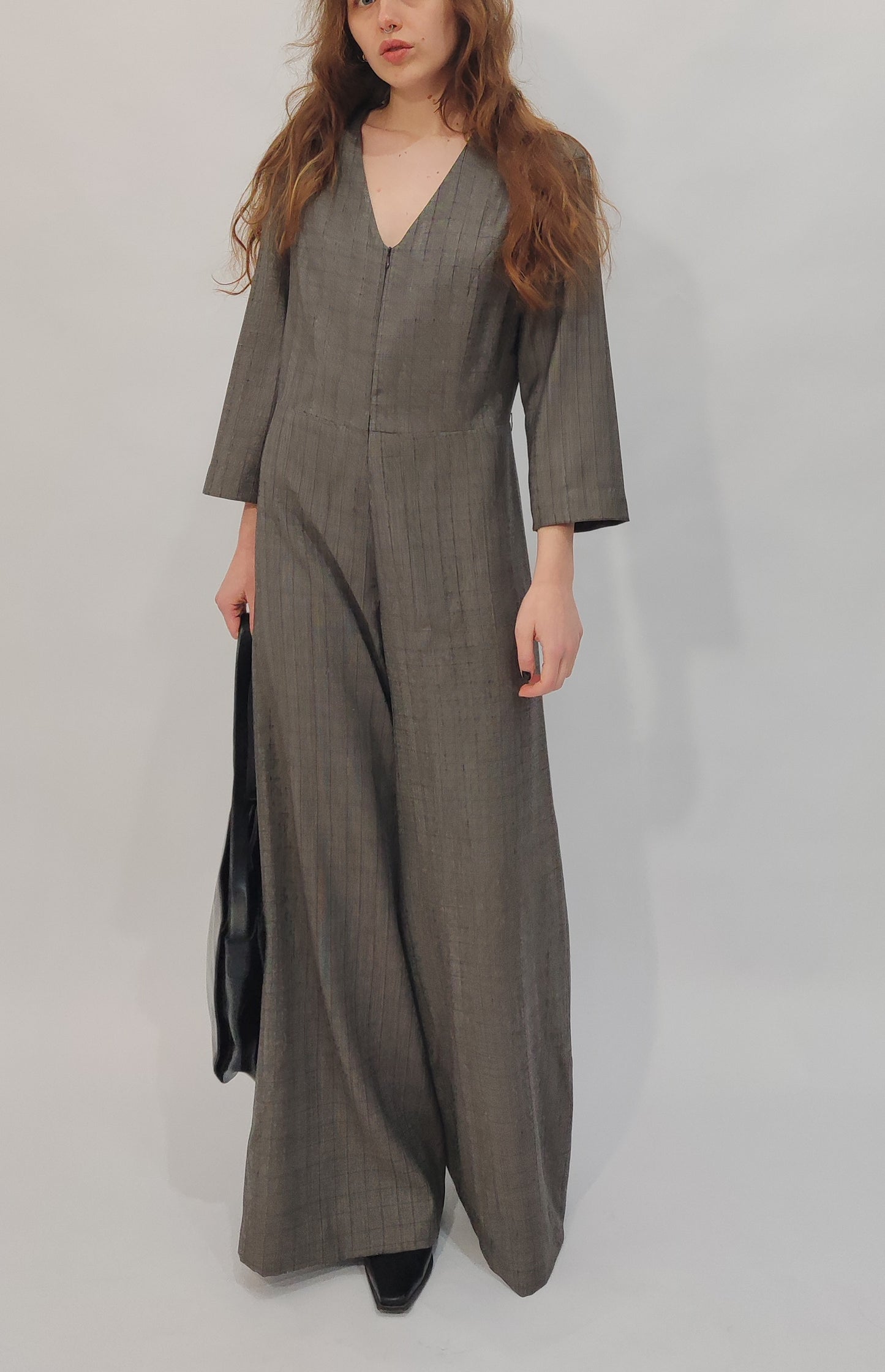 100% Wool Tailored Jumpsuit