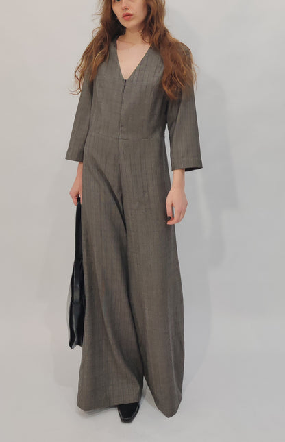 100% Wool Tailored Jumpsuit