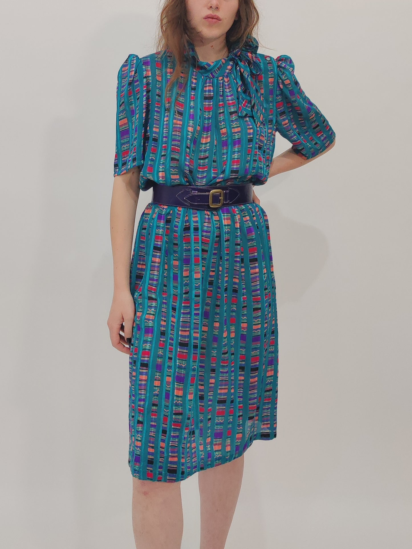 Norman Hartnell Early '80s Dress - M