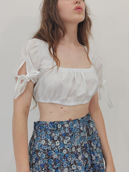 '90s Vintage Milkmaid Top