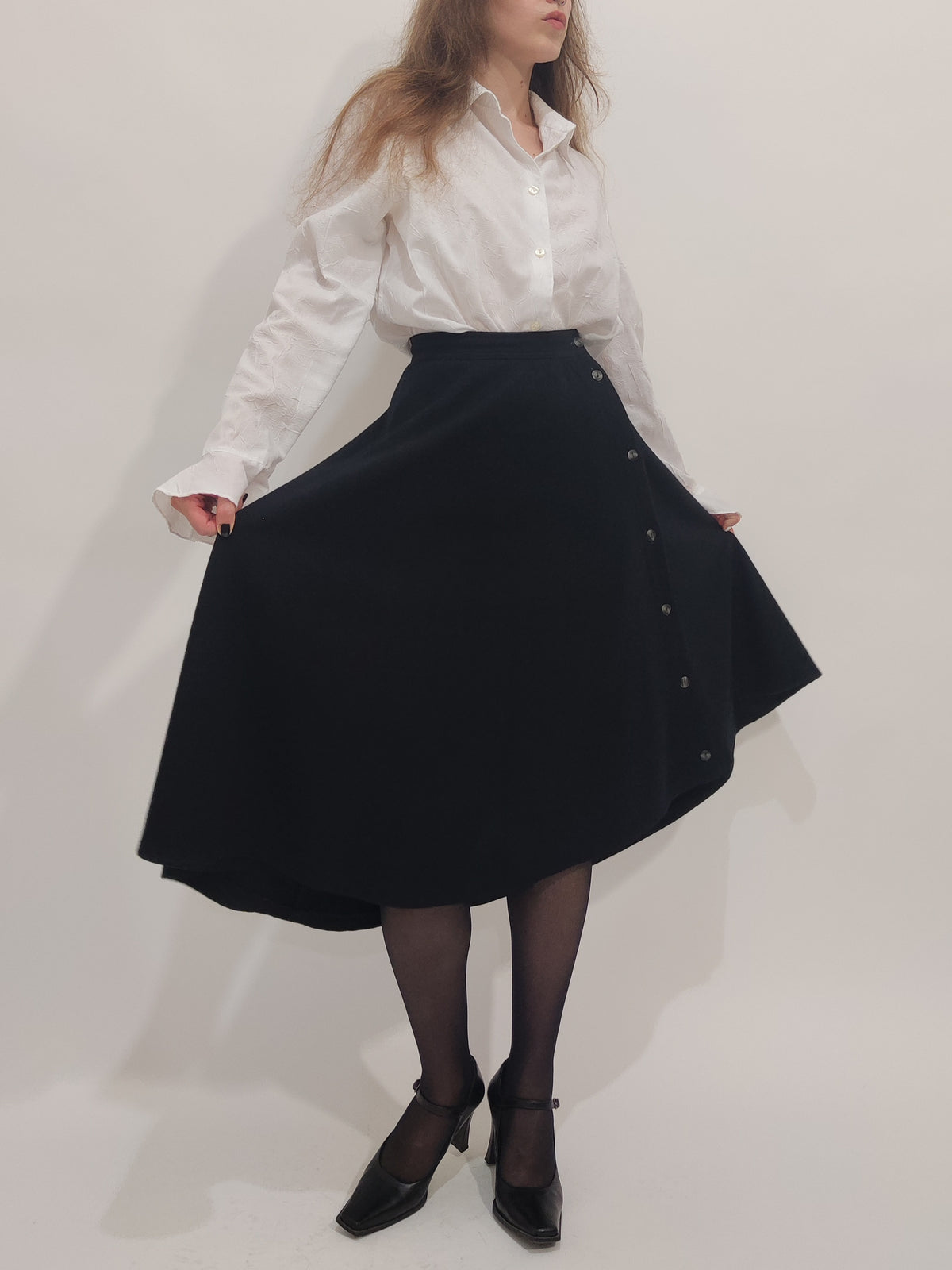 '90s Vintage Pennyblack 100% Wool Skirt