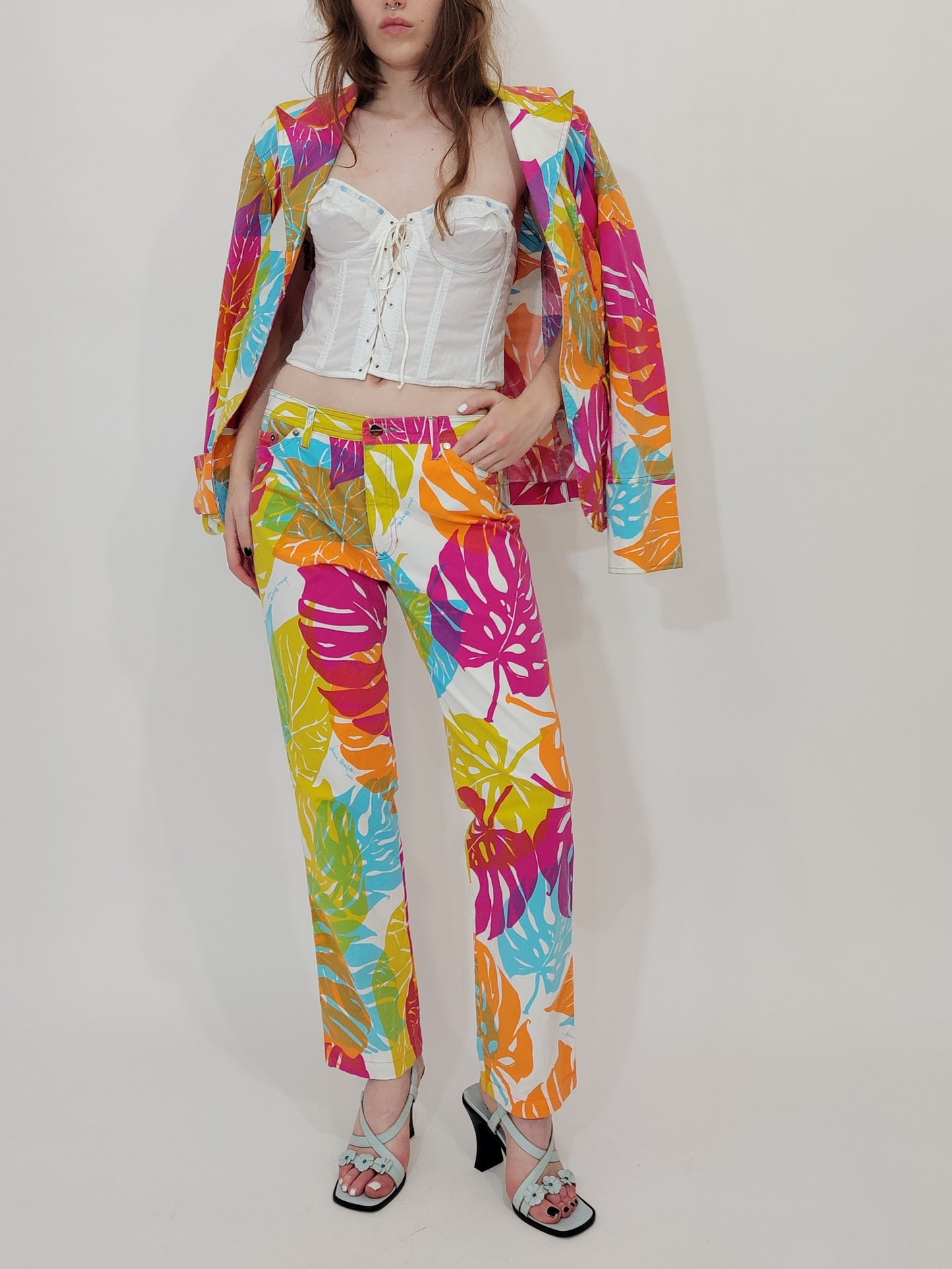 Laura Biagiotti '90s Crazy Co-Ord. Size M