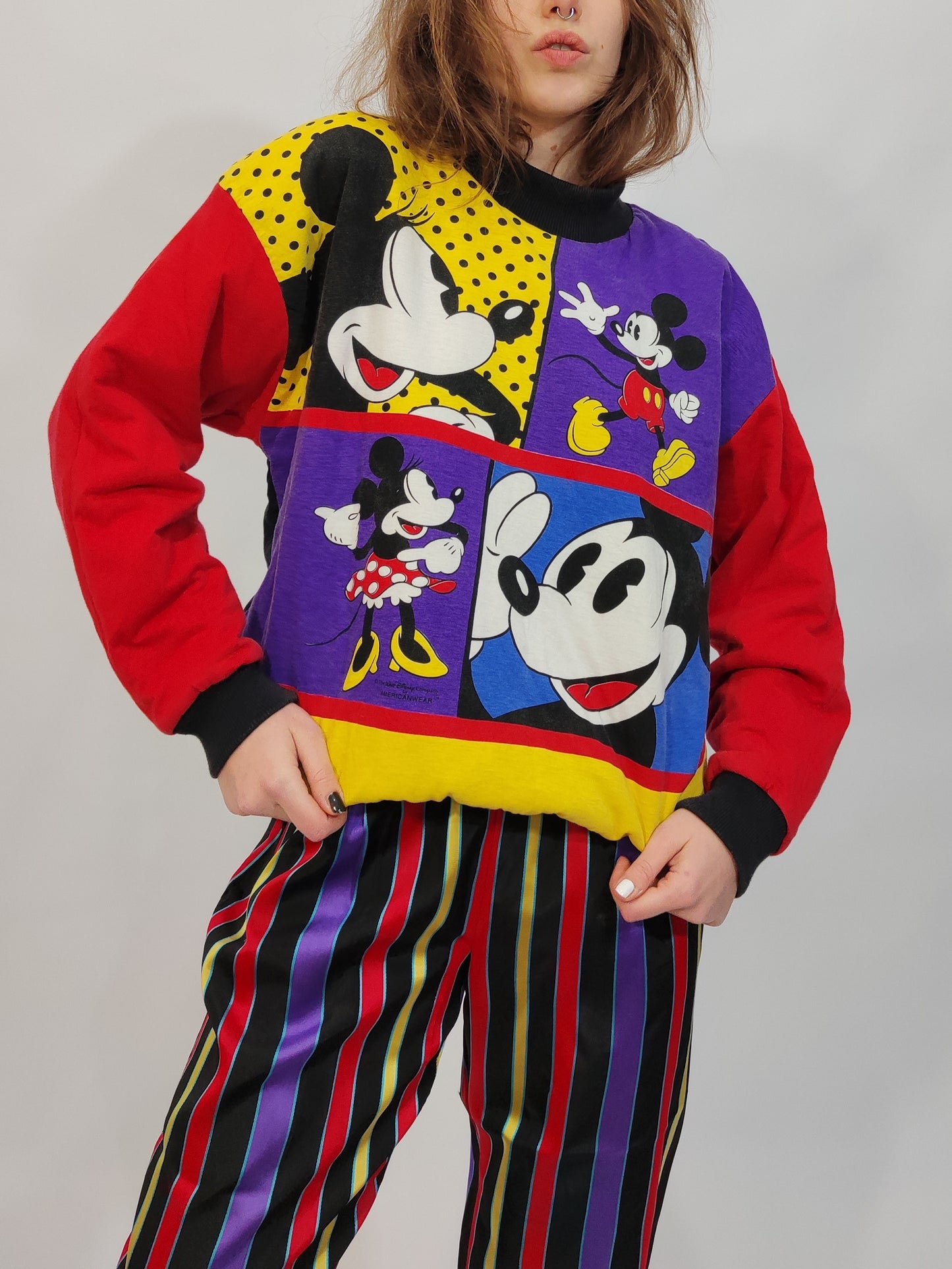 1991 Disney - Mickey Mouse Reversible Sweatshirt
