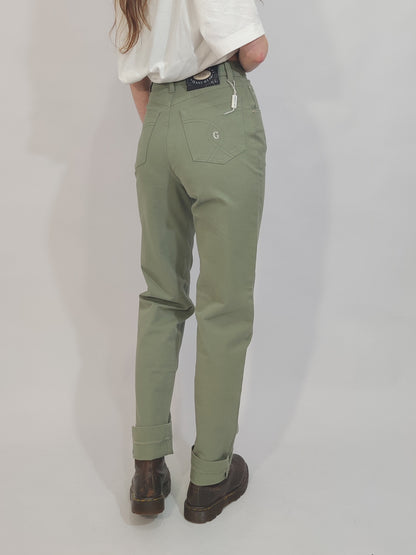 Sage Green Made in Italy Deadstock Jeans