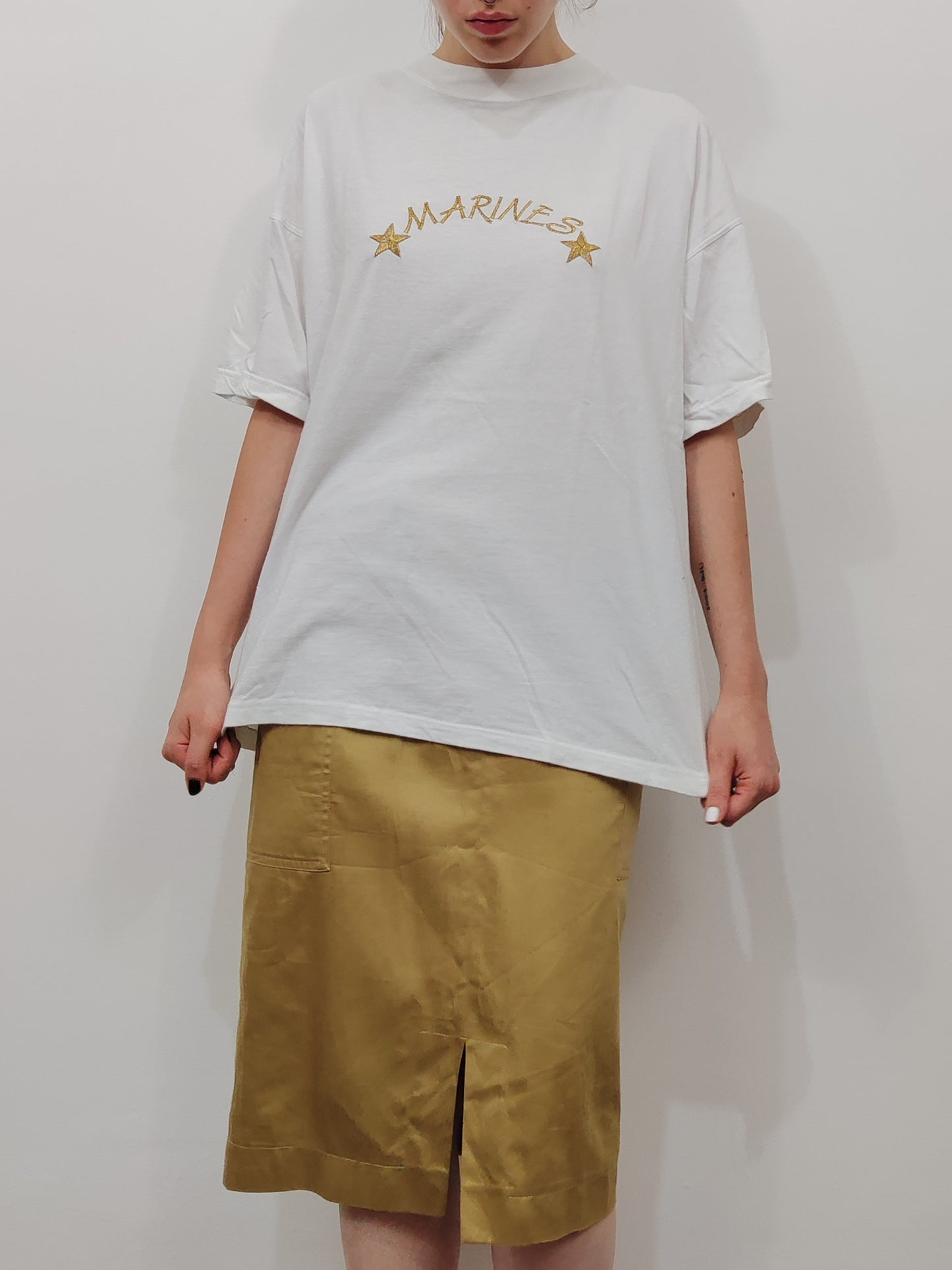 100% Cotton '80s Marines T-Shirt - Size M