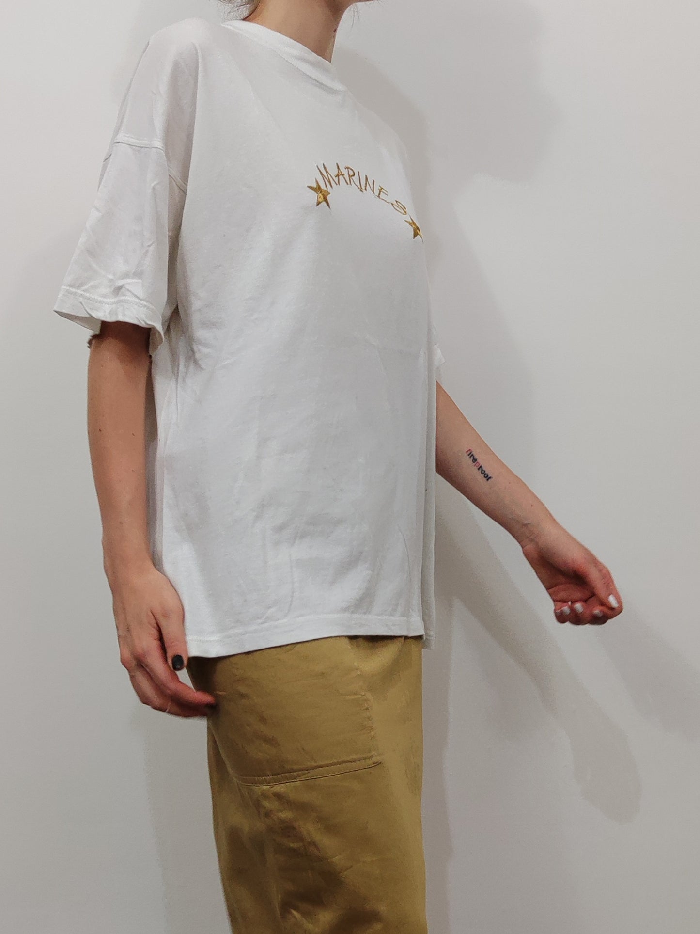 100% Cotton '80s Marines T-Shirt - Size M