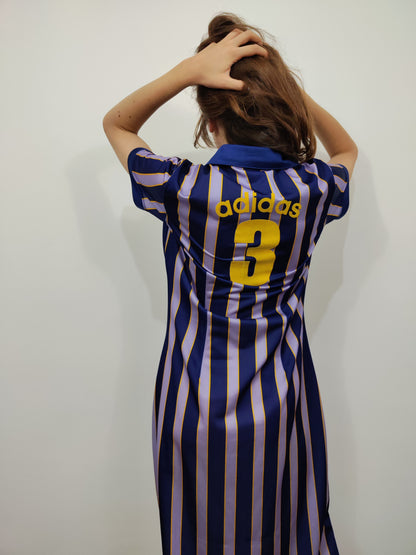 Vintage Adidas Striped Dress
