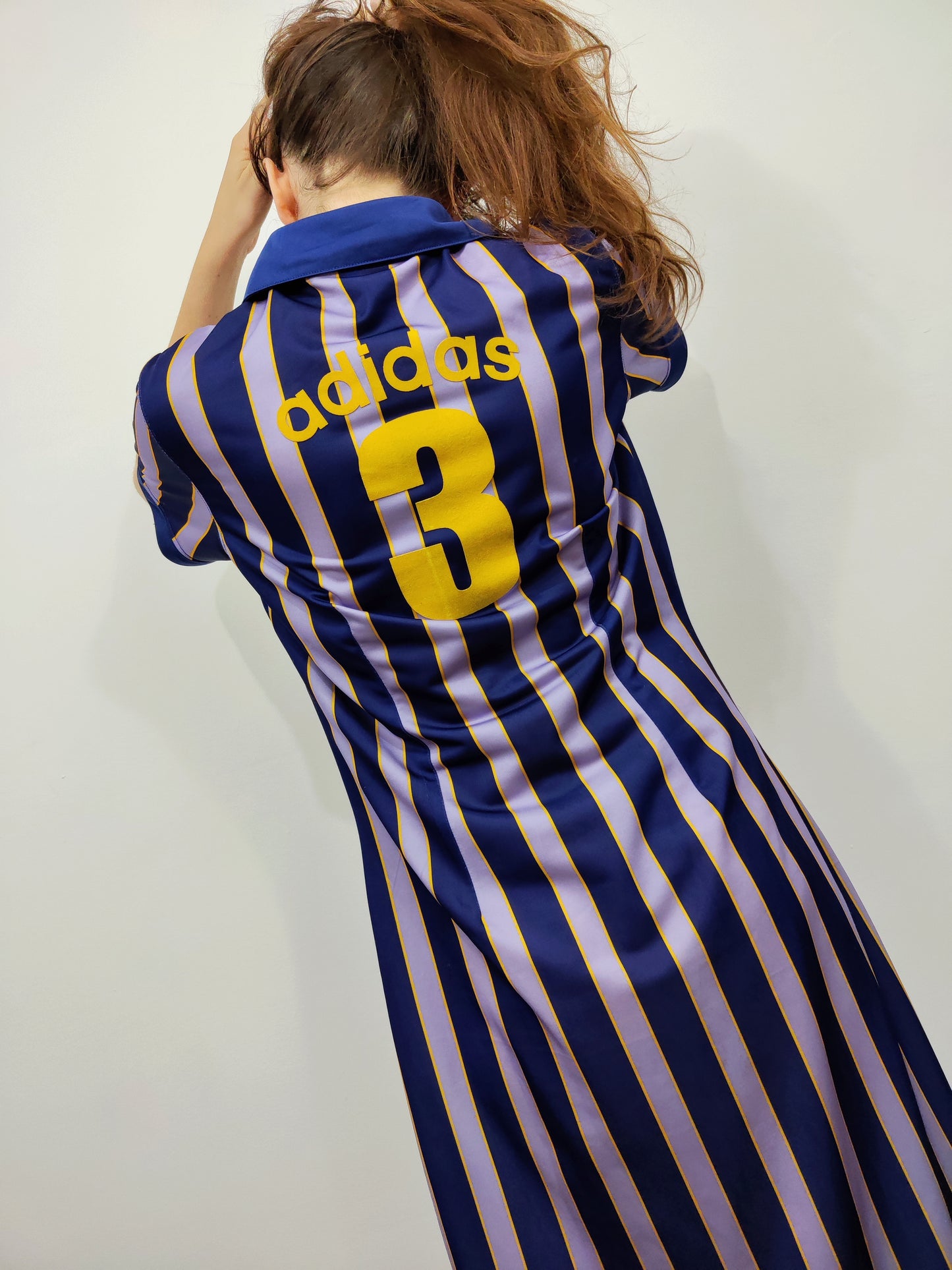 Vintage Adidas Striped Dress