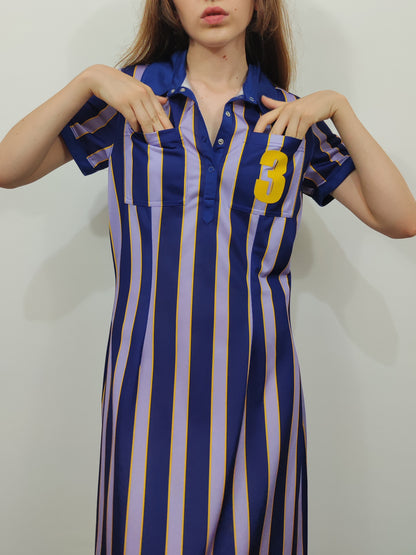 Vintage Adidas Striped Dress
