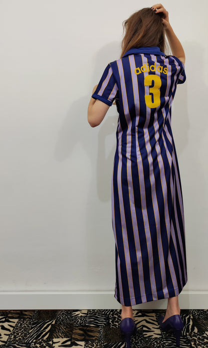 Vintage Adidas Striped Dress
