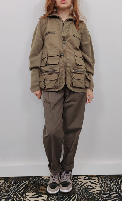 Vintage Khaki Utility Vest
