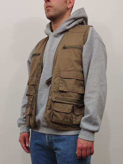 Vintage Khaki Utility Vest