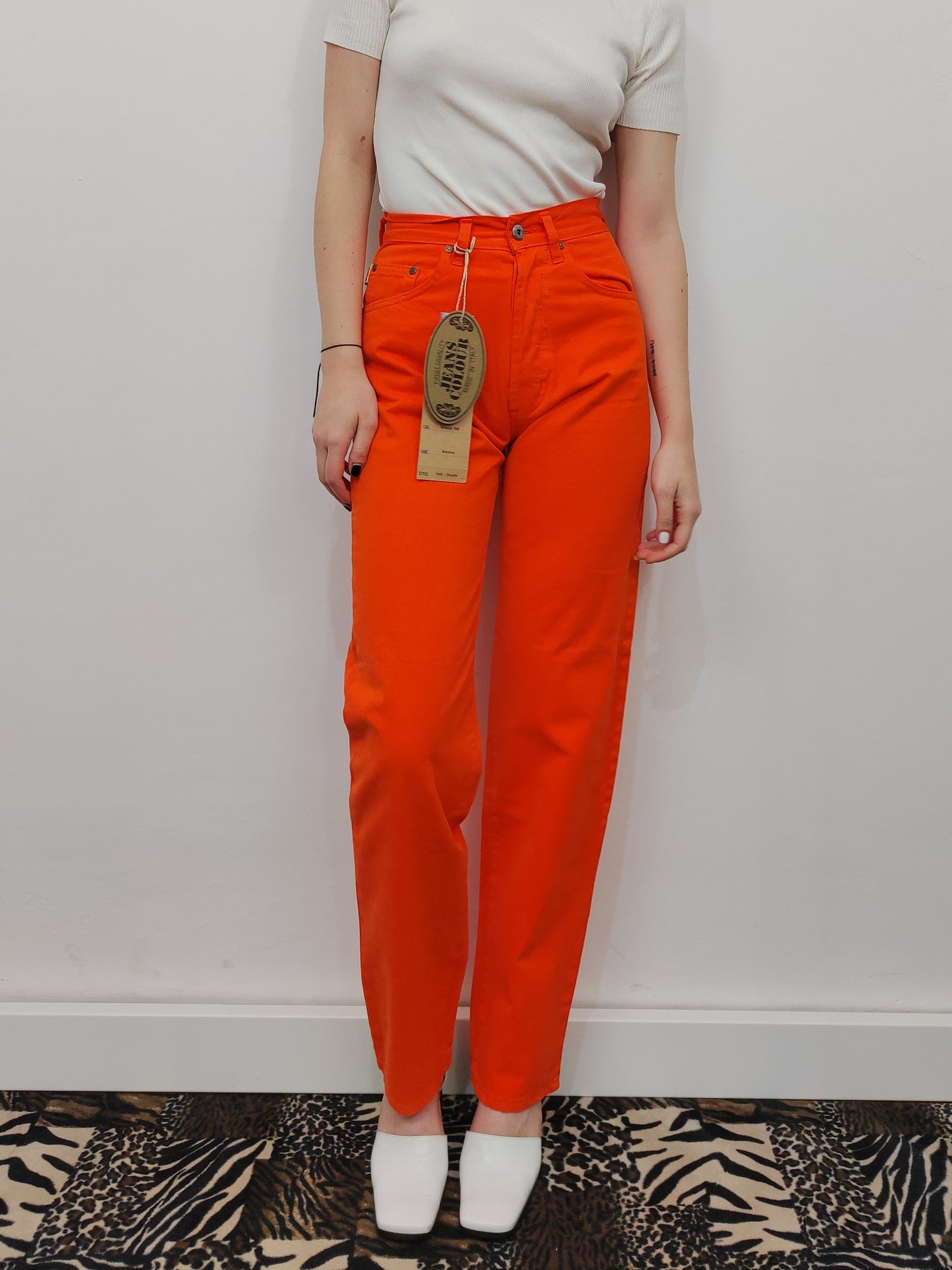'90s Deadstock Neon Jeans