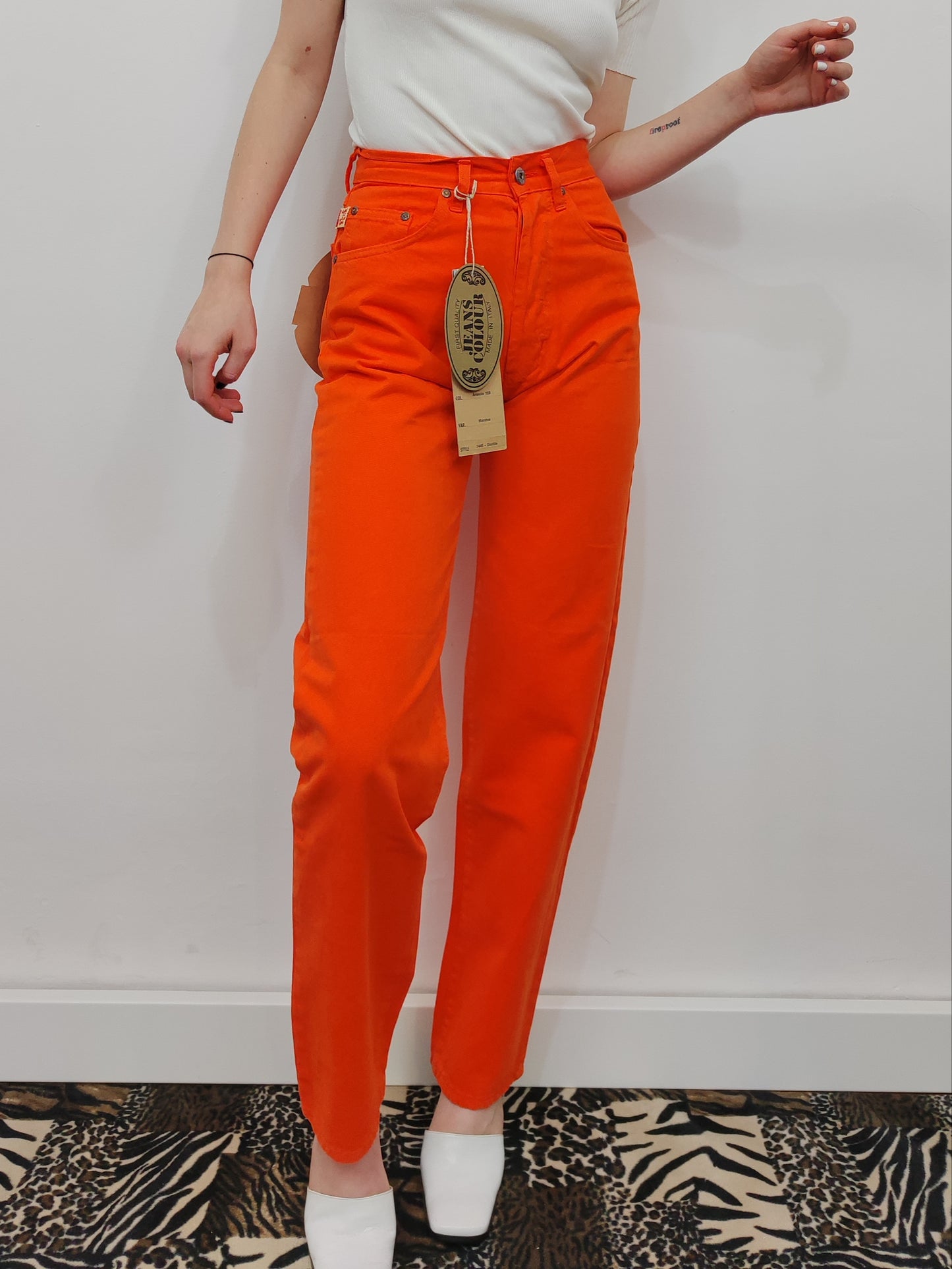 '90s Deadstock Neon Jeans