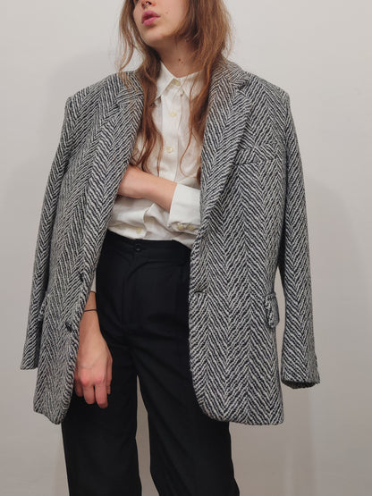 Vintage Wool Blazer - Size M