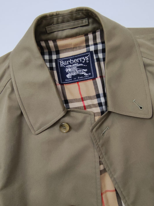 Burberrys Vintage Nova Check Trench - Khaki