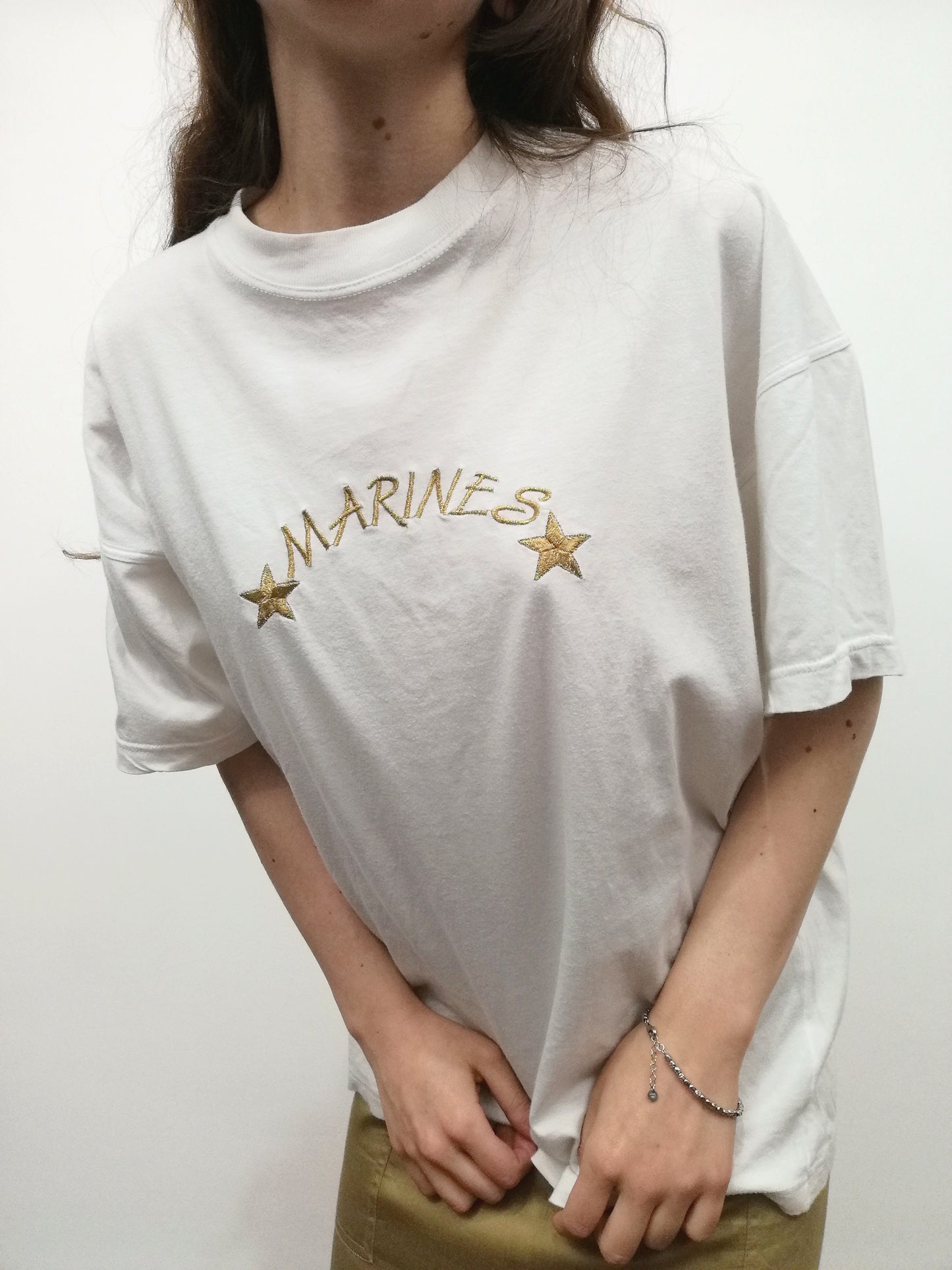 100% Cotton '80s Marines T-Shirt - Size M
