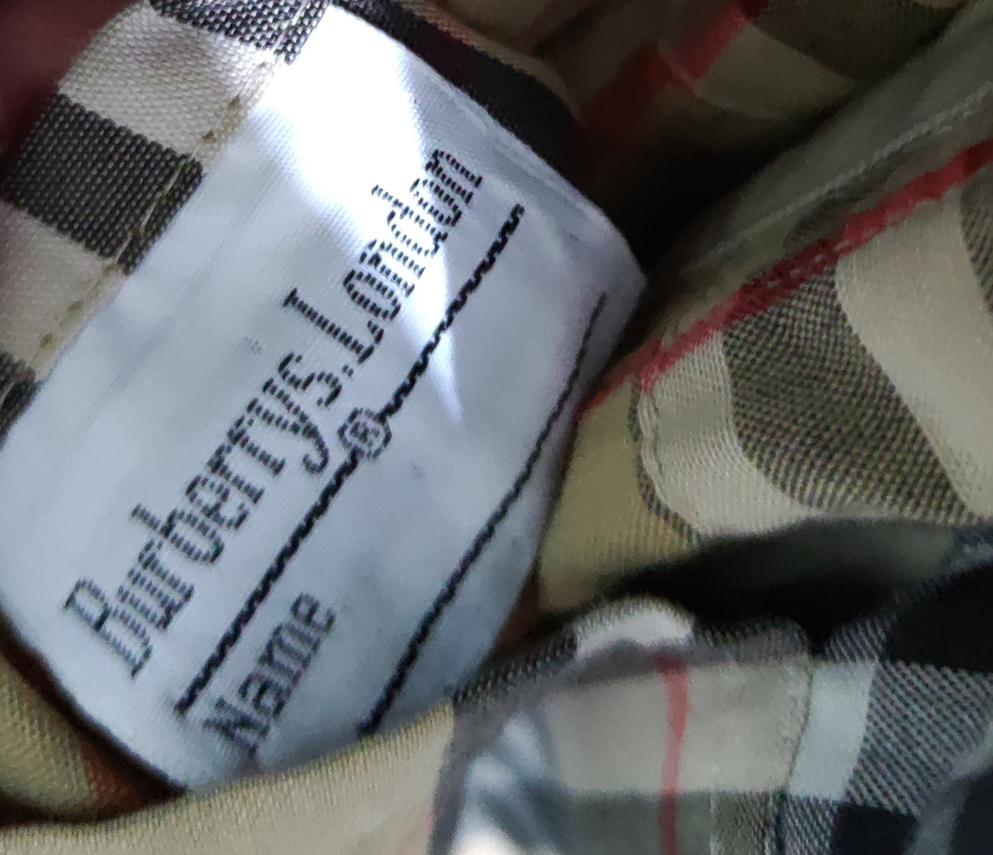 Burberrys Vintage Nova Check Trench