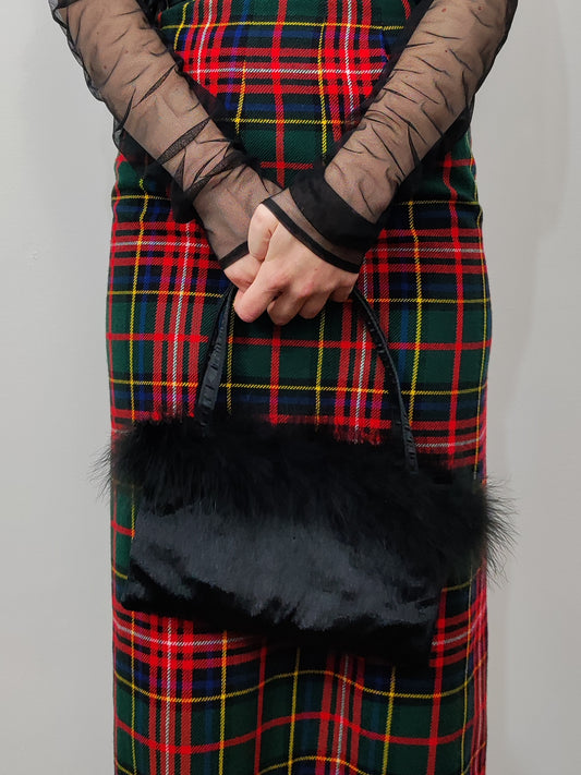 Fuzzy Velour Bag