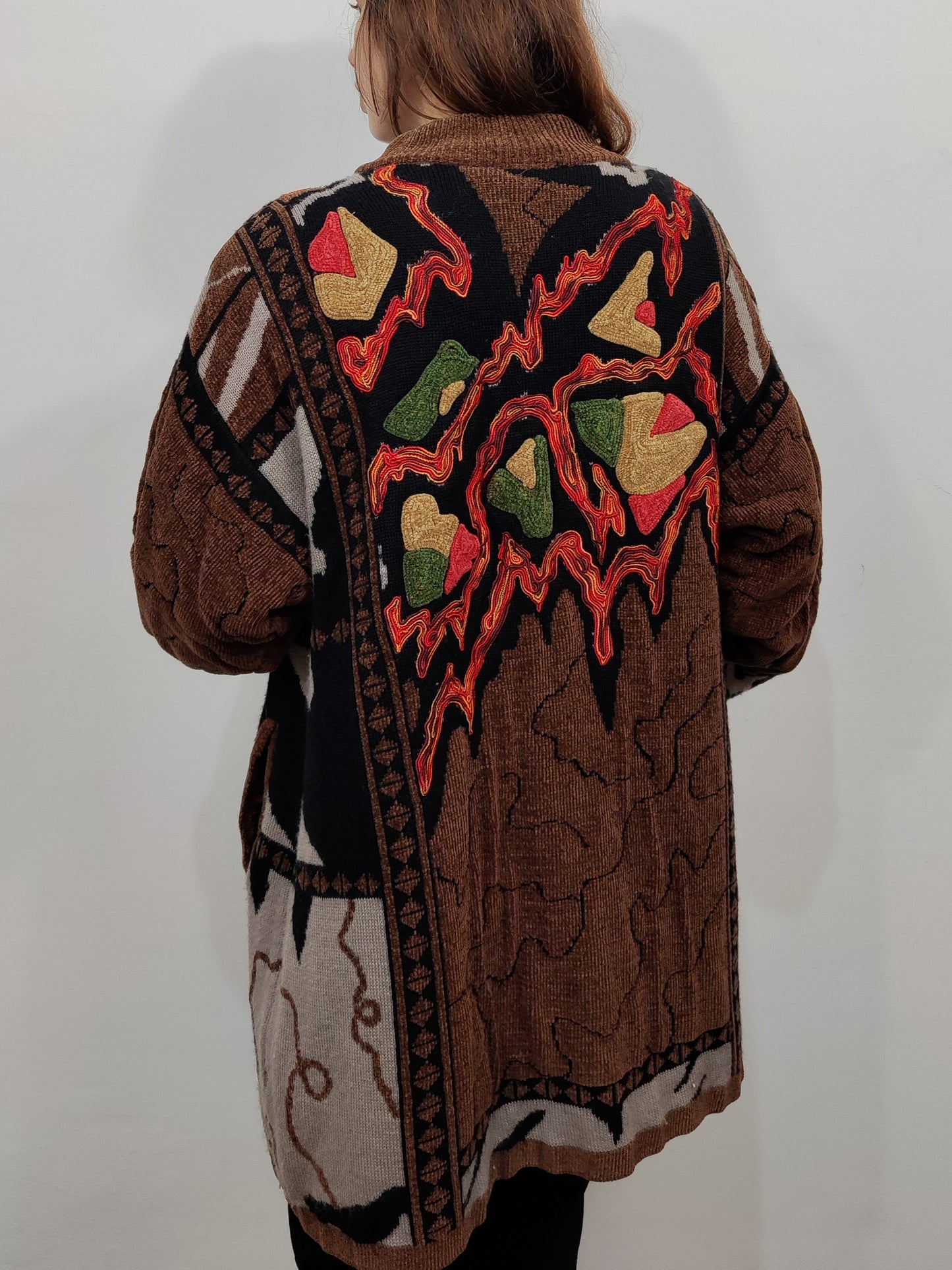'80s Vintage Embroidered Coat