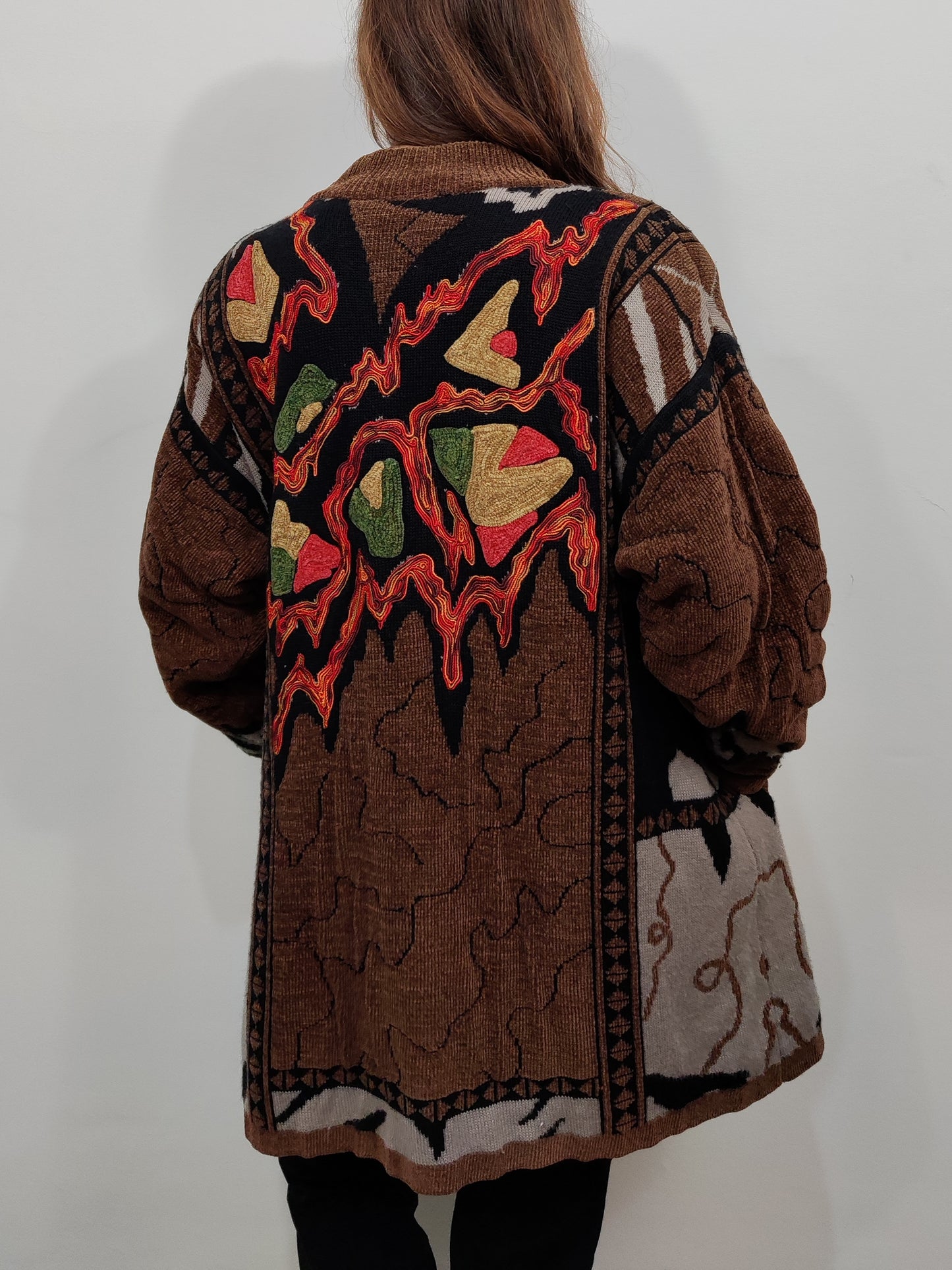 '80s Vintage Embroidered Coat