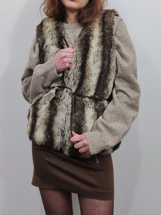 Vintage Fur Vest