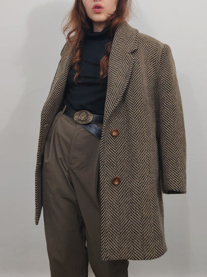 Vintage 100% Virgin Wool Coat