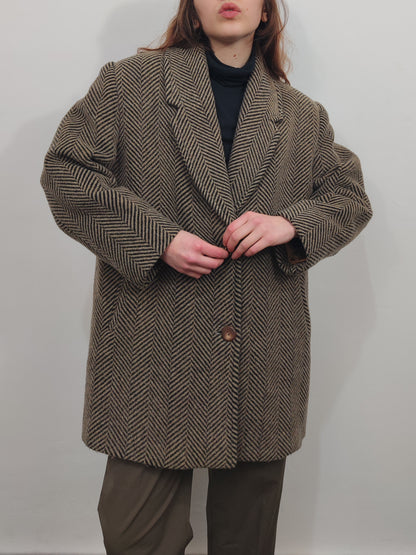 Vintage 100% Virgin Wool Coat